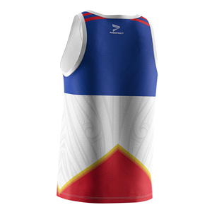 Camiseta Deportiva sin Mangas para Hombre, Estilo Rugby, Talla Grande, Ligera, para Entrenamiento y Fitness, Precio de Fábrica, Personalizable - Product Image 5