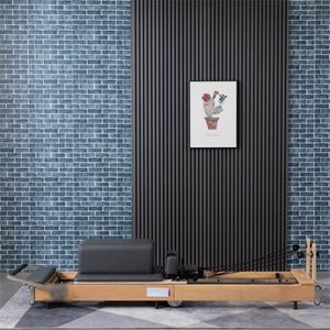 Máquina de Pilates Reformer Plegable para Gimnasio, Equipo de Ejercicio en Madera de Roble, Arce y Haya - Product Image 3
