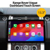 Écran tactile Android 10.25"/11.4"/12.3"/13.3" GPS WiFi 2013-2017 Range Rover Vogue CarPlay sans fil Auto DSP Tableau de bord