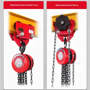 Troli tarik tangan <span class=keywords><strong>i</strong></span>-<span class=keywords><strong>beam</strong></span> stabil kapasitas bantalan muatan tinggi digunakan untuk pengangkat industri - Product Image 3