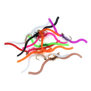 Ver laiton perle tête leurres de pêche ver de terre crochets appât Squirmy mouche <span class=keywords><strong>truite</strong></span> mouche ombre nymphes leurres de pêche - Product Image 6