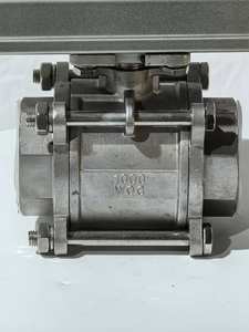 批发1000 WOG 304不锈钢螺纹球阀，带气动执行器，用于水OEM - Product Image 2