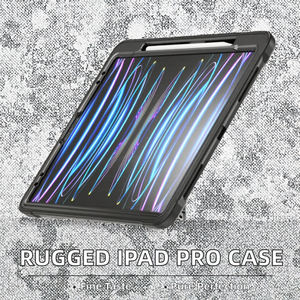 เคสใส่ดินสอ HUIYUE/OEM แบบกันกระแทก ผลิตจาก TPU สำหรับ <span class=keywords><strong>iPad</strong></span> <span class=keywords><strong>Pro</strong></span> 12.9 นิ้ว รุ่นที่ 3-6 วัสดุ PC ป้องกันอย่างดี ดีไซน์แข็งแรงทนทาน - Product Image 2