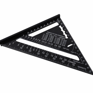 7/12inch Aluminum Right Angle Template Protractor Woodworking Triangle Ruler <strong>Speed</strong> <strong>Square</strong> - Product Image 4