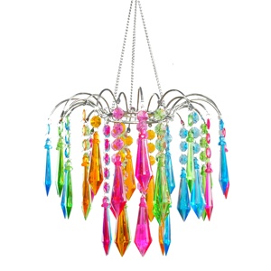 Decorazione evento colore arcobaleno ornamento acrilico <span class=keywords><strong>perline</strong></span> a buon mercato lampadari <span class=keywords><strong>paralume</strong></span> - Product Image 4