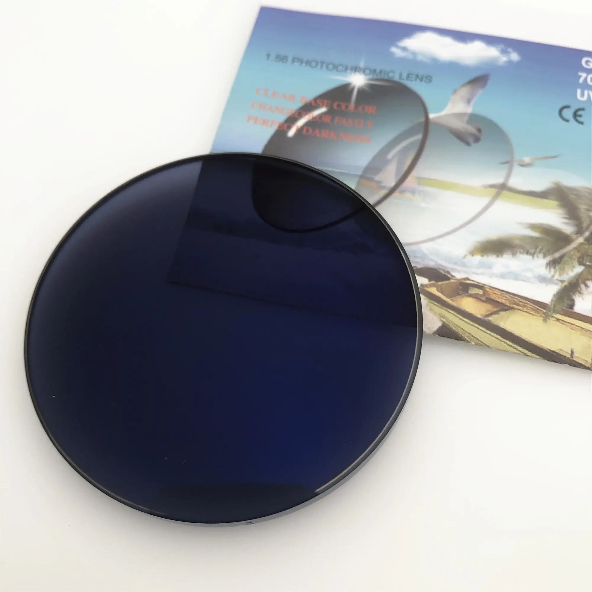 CR 39 Optical Photochromic Wholesale Lens Short Delivery Time Blue Block Single Vision