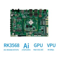 Kit Pengembangan Android RK3568 Papan Pengembangan Sistem Android dengan Motherboard Linux Ethernet Ganda