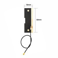 Antenne FPC flexible à gain élevé 4G avec dos adhésif, polarisation verticale pour LoRa LPWAN, câble et interface de connecteur personnalisables