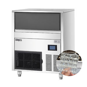 <span class=keywords><strong>Bac</strong></span> à glaçons en acier inoxydable 15 minutes de temps de congélation Machine à glaçons commerciale 100KG - Product Image 1