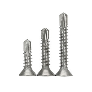 DIN <span class=keywords><strong>7504P</strong></span> CSK Tornillos autoperforantes planos Cruz para metal Acero inoxidable Tamaño de rosca de grado Medición métrica/pulgada - Product Image 6