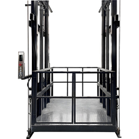 Nouvel ascenseur de cargaison hydraulique électrique extérieur/intérieur pour l'ascenseur d'ascenseur d'homme de transport de marchandises