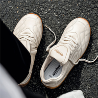 Scarpe Casual in Pelle da Uomo, Traspiranti, Impermeabili, Leggere, per Tutte le Stagioni, Ideali per Camminare, Correre e Fare Skateboard