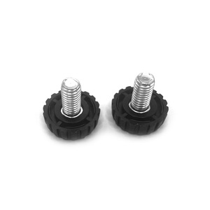 Patas de ajuste con tornillo M8, rosca larga de 13 mm, almohadilla niveladora de plástico ajustable para muebles y productos electrónicos - Product Image 2