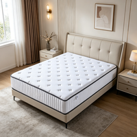 Matelas à ressorts ensachés indépendants en coton sans colle, en tissu tricoté respirant de haute qualité, avec fibres 3E, enroulable pour l'école – Meilleur prix