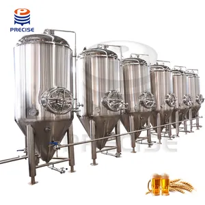 Good price conical beer brewing fermenter with cooling for brewery equipment