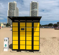 Casillero Inteligente para Equipaje, Sistema de Almacenamiento Inteligente para Gimnasios, Playas, Viajes y Espacios Públicos