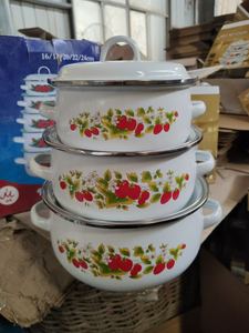 Meilleure vente d'usine <span class=keywords><strong>en</strong></span> Chine, ensemble de casseroles <span class=keywords><strong>en</strong></span> <span class=keywords><strong>fonte</strong></span> émaillée pour les promotions - Product Image 6