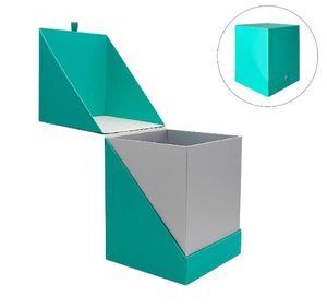 <b>Black</b> Cardboard Stamping Process Rectangle Slotted <b>Boxes</b> Gift Oblique Flip Aromatic Packaging Perfume Essential Oils - Product Image 4