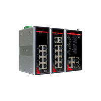 Switch Industrial Gestionado L2 para Riel DIN, 8 Puertos Gigabit, 2 Fibra SC, SNMP, Web, ERPS, RSTP, Sin Ventilador, Amplio Voltaje 40-80C