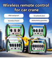 Télécommande radio multifonctionnelle personnalisée en usine à mouvements simultanés avec 4 à 10 joysticks pour grues montées sur camion et excavatrices