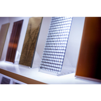 OEM ODM Verre d'art coloré décoratif d'intérieur Séparation de pièce de bureau Panneaux de verre de sécurité trempé pour mur de séparation