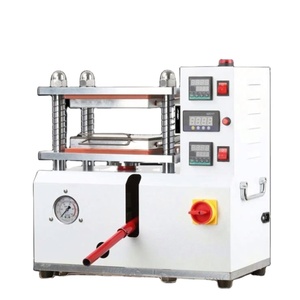 Small Flat Vulcanizer <b>Plastic</b> <b>Rubber</b> Silicone Product Hot Molding Equipment Tensile Sample Testing Hydraulic - Product Image 1