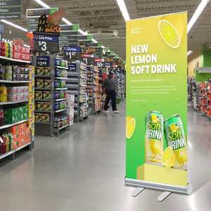 Foldable Portable Lightweight Stable Easy Install Roll up <b>Banner</b> for Trade Show Booth - Product Image 3