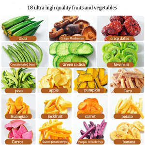 ขนมผักผลไม้ 250 กรัม ผักอบแห้งแบบผสม ผลไม้อบแห้ง ขนมวีแกนอบแห้ง ผักชิป - Product Image 3