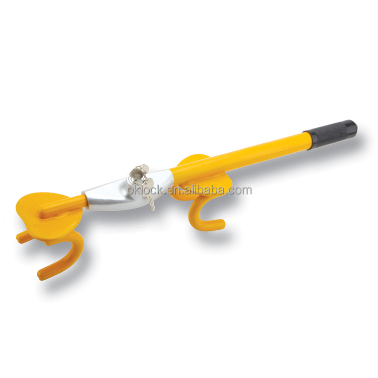 OKLEAD OKL6210 Universal Steel Steering Wheel Lock - Anti-Theft Car Security Device