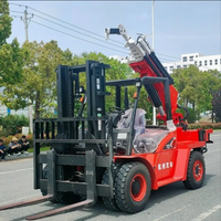 Grue montée sur camion de haute qualité, grue arrière pour chariot élévateur, flèche pliante, grue élévatrice de 7, 10, 25 et 30 tonnes