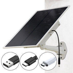 TecDeft Nuevo lanzamiento al aire libre impermeable real A + 15W panel alimentado por energía solar 20AH batería dc12V dc5v SISTEMA DE ENERGÍA SOLAR PARA CÁMARA - Product Image 1