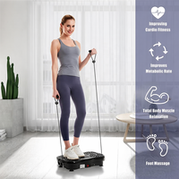 Machine vibrante amincissante ABS pour la perte de poids, appareil d'exercice ABS portable, capacité de charge de 150 kg, mini plaques vibrantes pour le corps