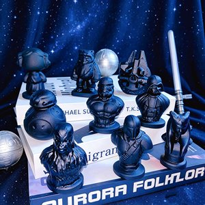 Sculture in Cristallo Naturale di Personaggi di Star Wars in Ossidiana, <span class=keywords><strong>Yoda</strong></span> e Materia Prima per Decorazione, Artigianato in Cristallo - Product Image 3