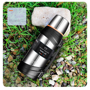 Botella de Agua Deportiva Portátil CL042 al por Mayor, de Gran Capacidad, de Acero Inoxidable, Aislada al Vacío, Mantiene el Frío y el Calor, Termo - Product Image 3