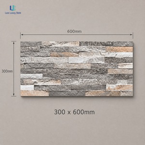 กระเบื้องบุผนังเซรามิคลายหินซ้อน Luca Faux |   หินตกแต่งผนังขนาด 300x600 มม. สไตล์ชนบท สำหรับวิลล่า โรงแรม ภายในและภายนอกอาคาร รับผลิตตามสั่ง (OEM) - Product Image 3