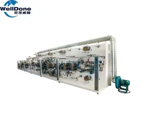 High effciency Full servo production line for ladies sanitary pads making machine price
