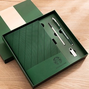 Tùy chỉnh Quà Tặng bán buôn Chất lượng cao A5 Tạp Chí da khuyến mại Nhật Ký máy tính xách tay với bút kinh doanh công ty Bộ quà tặng - Product Image 5