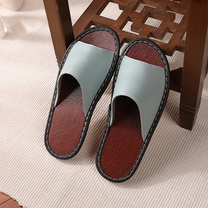 <span class=keywords><strong>Ciabatte</strong></span> in <span class=keywords><strong>pelle</strong></span> da <span class=keywords><strong>uomo</strong></span> impermeabili di lusso estivo alla moda stile Unisex per la <span class=keywords><strong>casa</strong></span> - Product Image 3