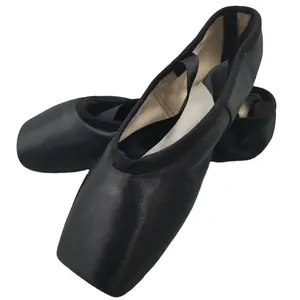 Chaussures de pointe de ballet en satin bleu chaussures de ballet sexy pour femmes