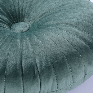 Amity Factory Custom Nordic Pumpkin Button Pillow Dutch Velvet Brodé Round Tatami Chair Cushion for Home or Hotel Use - Product Image 2