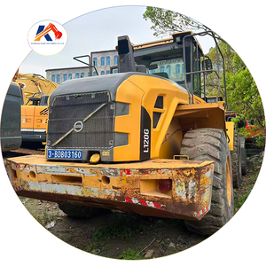 Chargeuse sur pneus d'occasion Volvo L120G L150G L105 pour travaux de terrassement, chargeuse frontale de haute qualité à vendre L105 L120 à Shanghai, Chine - Product Image 1