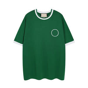 T-shirt à col rond Gu Green Ringer <span class=keywords><strong>Cci</strong></span> avec logo circulaire blanc sur <span class=keywords><strong>la</strong></span> poitrine, manches courtes, en coton - Product Image 1