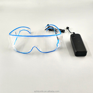 <span class=keywords><strong>Gafas</strong></span> Luminosas Inalámbricas <span class=keywords><strong>de</strong></span> PVC Zhizunlin, 10 Colores, LED Brillantes, para Halloween, Navidad, Pascua, Día del Padre, <span class=keywords><strong>Gafas</strong></span> Intermitentes para Fiestas - Product Image 6