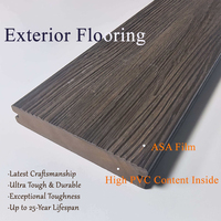 Revêtement de sol extérieur en PVC ASA résistant aux UV, durable, antidérapant, ignifuge et nécessitant peu d'entretien pour terrasse et balcon