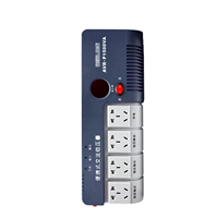 Régulateur de tension monophasé AVR-P1000VA 1 KVA CA avec affichage LED et réinitialisation automatique pour appareils électroménagers
