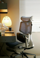 Chaise de bureau ergonomique Hbada X7 avec dossier en maille respirante, repose-pieds, soutien lombaire et appui-tête réglable pour la maison et le bureau