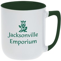 Mug à café en céramique personnalisé avec logo, design vintage écologique, sublimation, 11 oz, couleurs personnalisées, transfert thermique, promotionnel