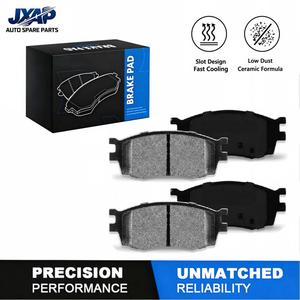 Pastiglie <span class=keywords><strong>Freno</strong></span> Anteriori in Ceramica Premium JXAP D1156 WVA 24317 per Hyundai Accent Kia Rio, Silenziose e a Bassa Emissione di Polvere, Sostituzione OE 58101-1GA00 - Product Image 1