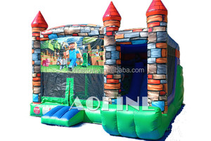 Lớn Hiện Đại Mỏ Thủ Công Nhà Bị Trả Lại Thương Mại <span class=keywords><strong>PVC</strong></span> <span class=keywords><strong>Inflatable</strong></span> <span class=keywords><strong>Bouncer</strong></span> Với Trượt Bouncy Nhảy Lâu Đài Cho Trẻ Em Bên Jumper - Product Image 2
