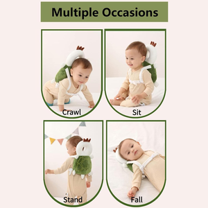 Gran oferta, diseño de Animal bonito, Protector de cabeza para niños pequeños, <span class=keywords><strong>casco</strong></span> de bebé acolchado de algodón suave, almohada anticaída, prueba de bebé - Product Image 6